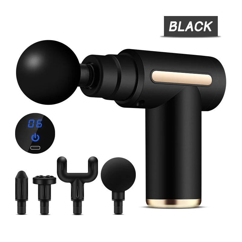 Deep Tissue Massage Gun – Electric Muscle Relief for Back, Neck & Shoulders