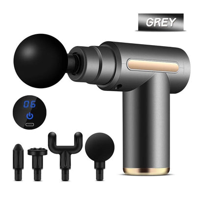 Deep Tissue Massage Gun – Electric Muscle Relief for Back, Neck & Shoulders